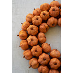 Faux Pumpkin Wreath