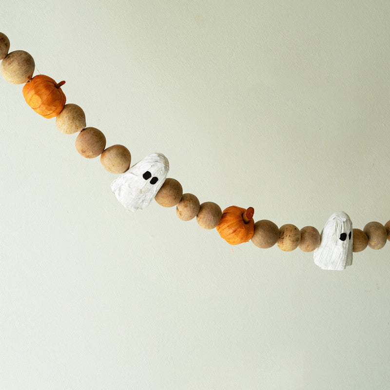 Gourd, Ghost and Pumpkin Garland