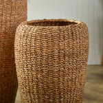 Seagrass Tall Round Planter Set of 2