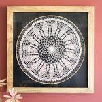 Hand-Crocheted Framed Artwork