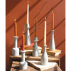 Cast Aluminum Taper Candle Holder Set of 6