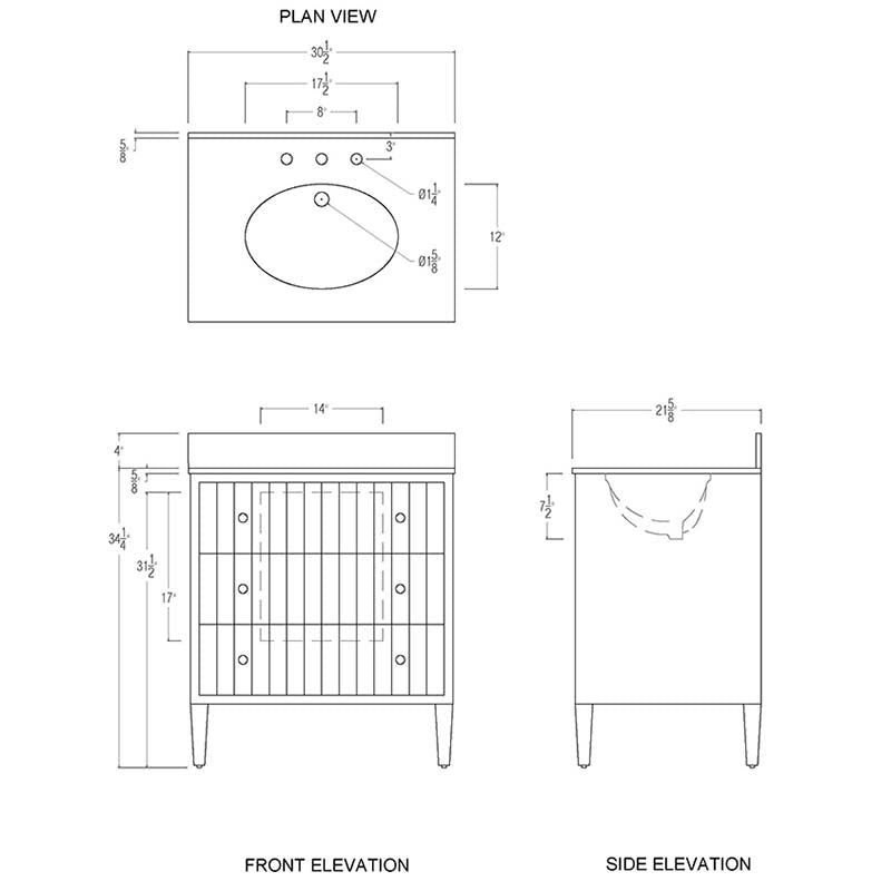 Worlds Away Odin Bath Vanity