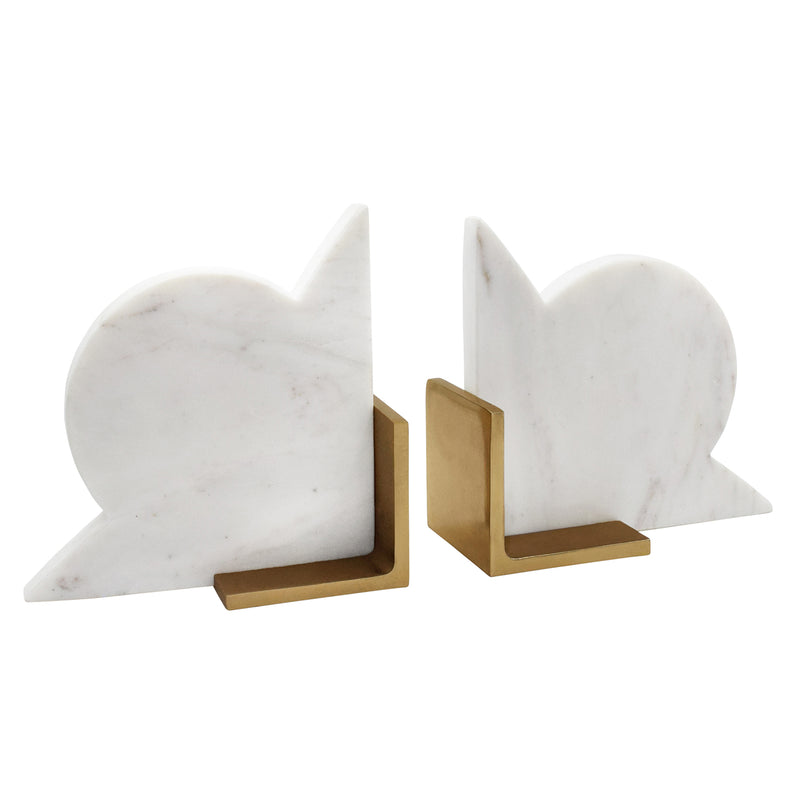 Worlds Away Odum Bookend Set