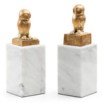 Villa and House Owl Statue Set of 2