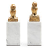 Villa and House Owl Statue Set of 2