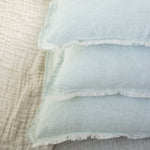 Anaya So Soft Light Aqua Linen Pillow