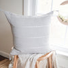 Anaya So Soft Embroidered Stripes Linen Pillow