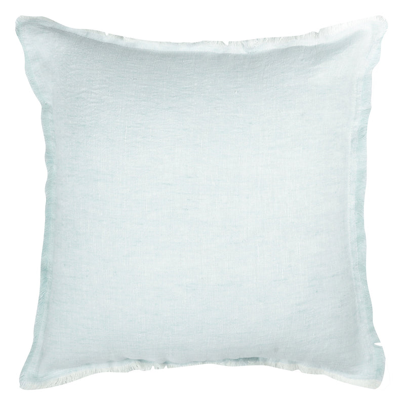 Anaya So Soft Light Aqua Linen Pillow