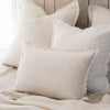 Anaya So Soft Pinstripe Linen Pillow