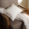 Anaya So Soft Pinstripe Linen Pillow