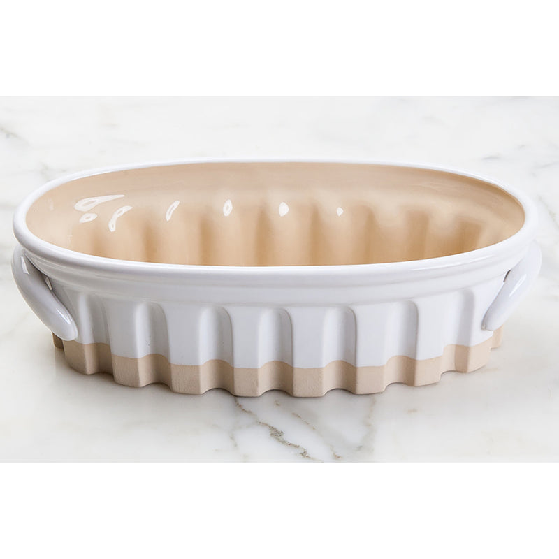 Etu Home White Oval Baker