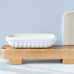 Etu Home White Lasagna Baker