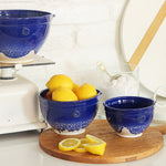 Etu Home Blue Handthrown Mixing Bowl