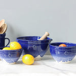 Etu Home Blue Handthrown Mixing Bowl