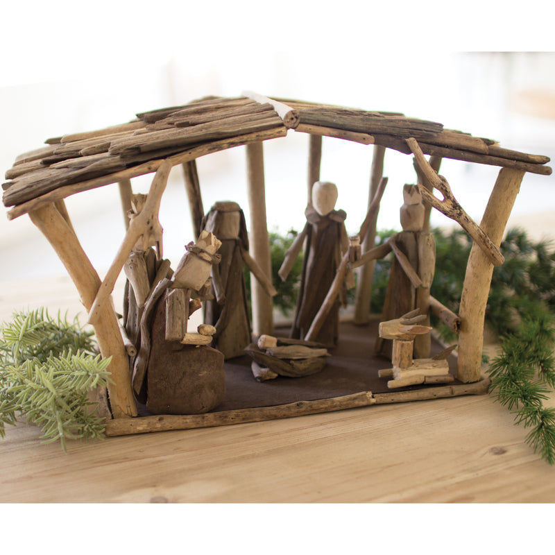 Driftwood Nativity