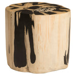 Phillips Collection Cast Petrified Wood Stool