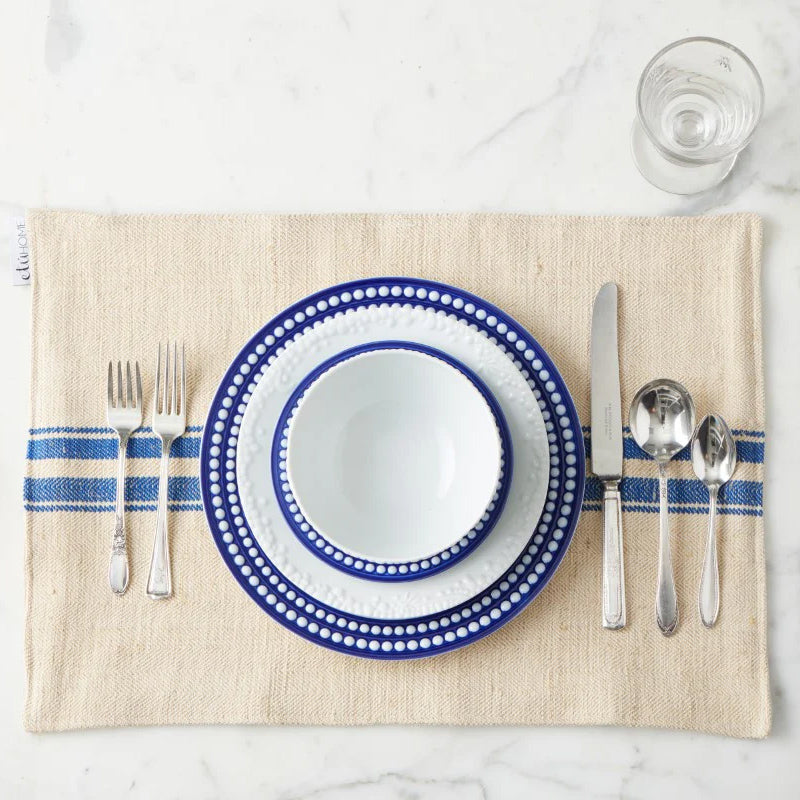 Etu Home Blue Stripe Placemat Set of 4