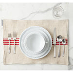 Etu Home Red Stripe Placemat Set of 4