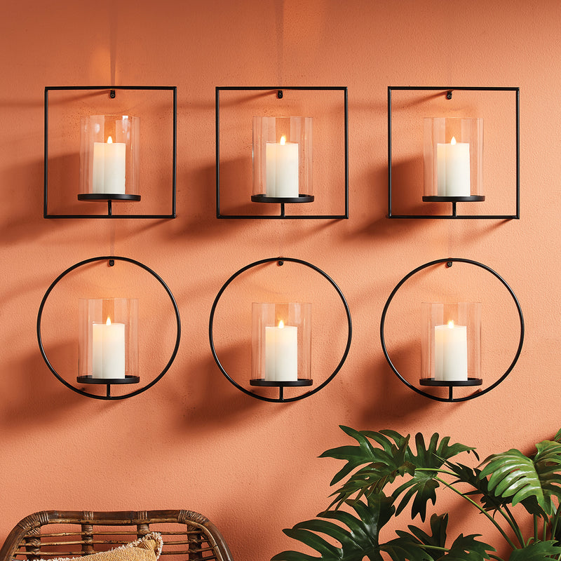 Grafton Square Wall Candleholder