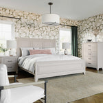 TOV Furniture Montauk Weathered White Bed