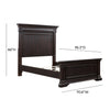 TOV Furniture Stamford Brown Panel Bed