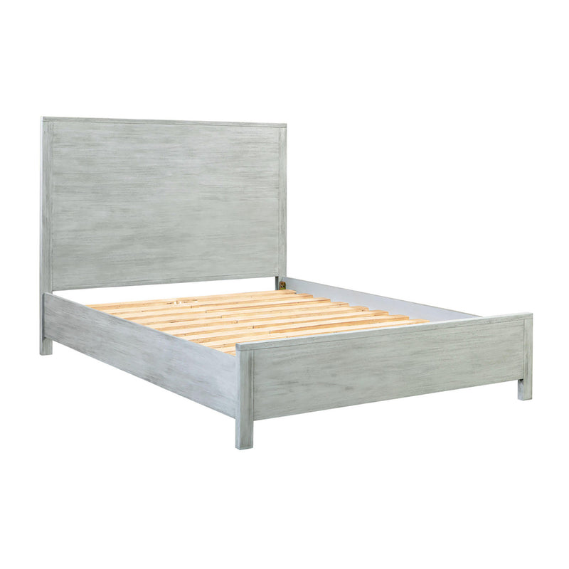 TOV Furniture Asheville Gray Washed Wooden Bed