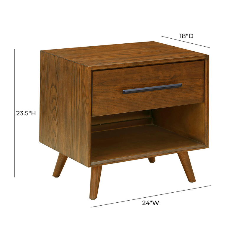 TOV Furniture Emery Pecan Nightstand