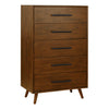 TOV Furniture Emery Pecan 5 Drawer Chest