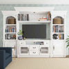 TOV Furniture Newport White Entertainment Center