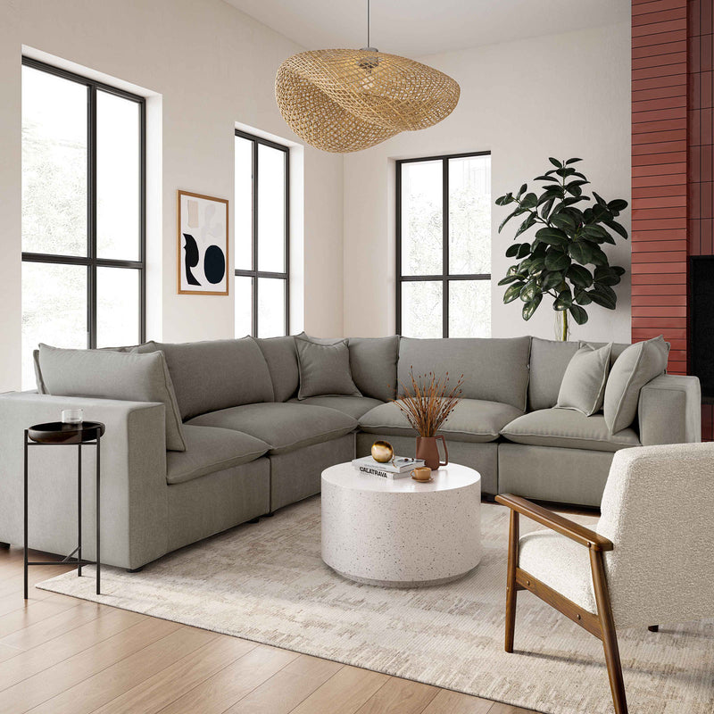 TOV Furniture Cali Modular L-Shape Sectional Sofa