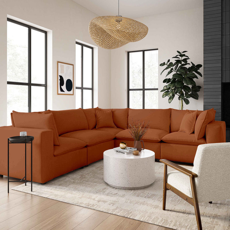 TOV Furniture Cali Modular L-Shape Sectional Sofa