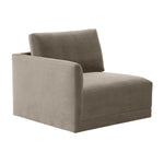 TOV Furniture Willow Velvet LAF Corner Chair