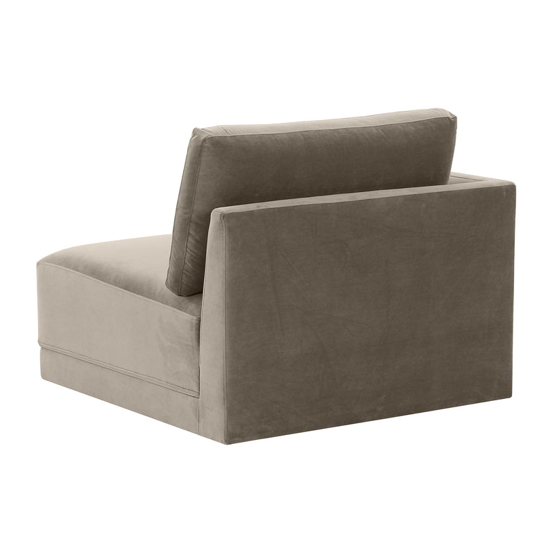 TOV Furniture Willow Velvet LAF Corner Chair