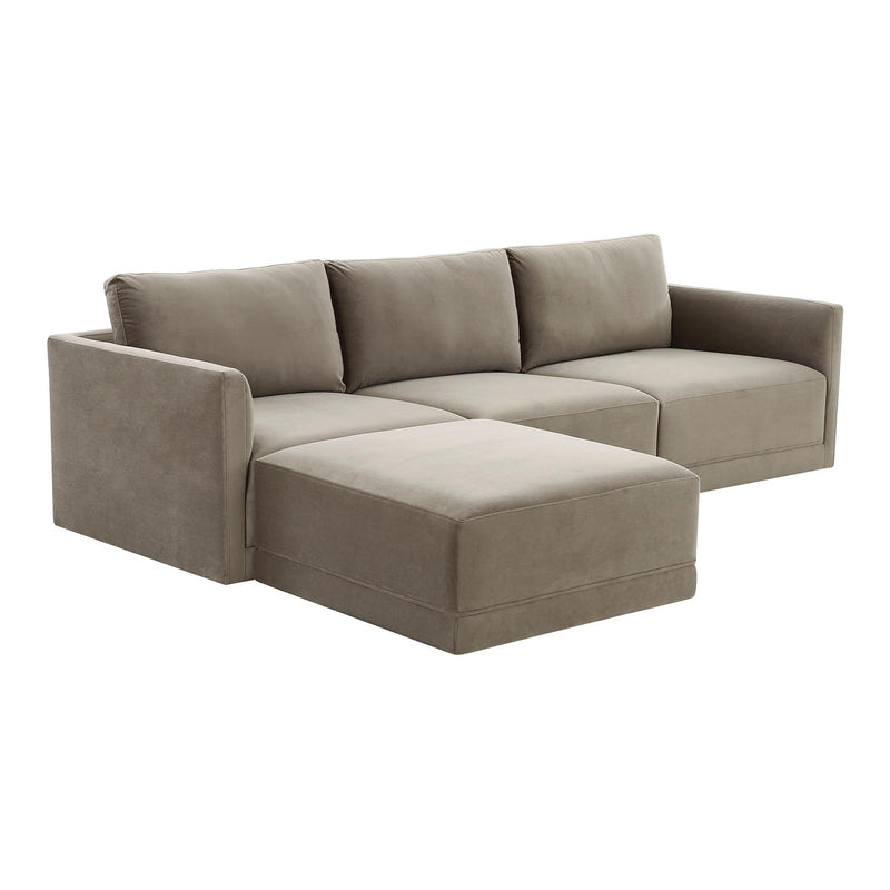 TOV Furniture Willow Velvet Modular Sectional Sofa