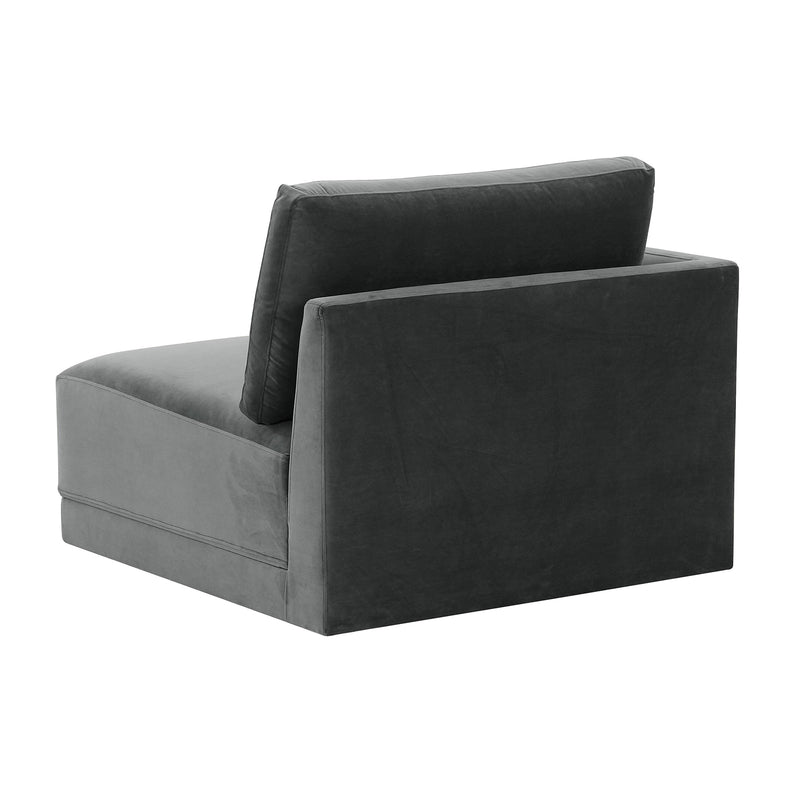 TOV Furniture Willow Velvet LAF Corner Chair