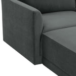 TOV Furniture Willow Velvet Modular U-Shape Sectional Sofa