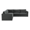 TOV Furniture Willow Velvet Modular L-Shape Sectional Sofa