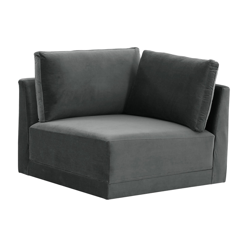 TOV Furniture Willow Velvet Corner Chair