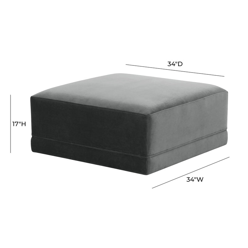 TOV Furniture Willow Velvet Ottoman