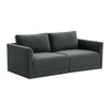 TOV Furniture Willow Velvet Modular Loveseat