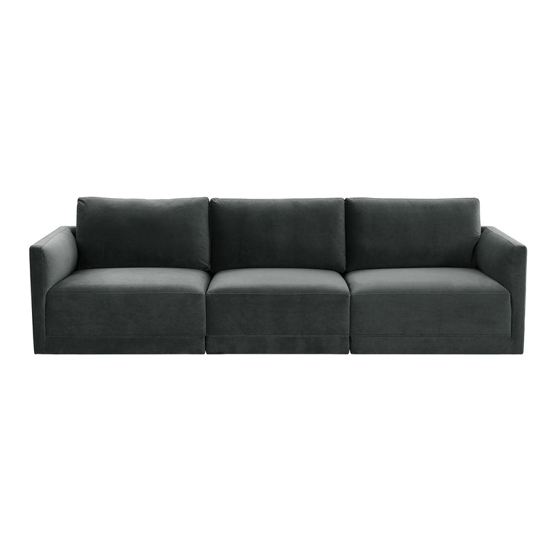 TOV Furniture Willow Velvet Modular Sofa