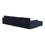 TOV Furniture Willow Velvet Modular U-Shape Sectional Sofa