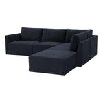 TOV Furniture Willow Velvet Modular RAF Sectional Sofa