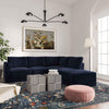 TOV Furniture Willow Velvet Modular RAF Sectional Sofa