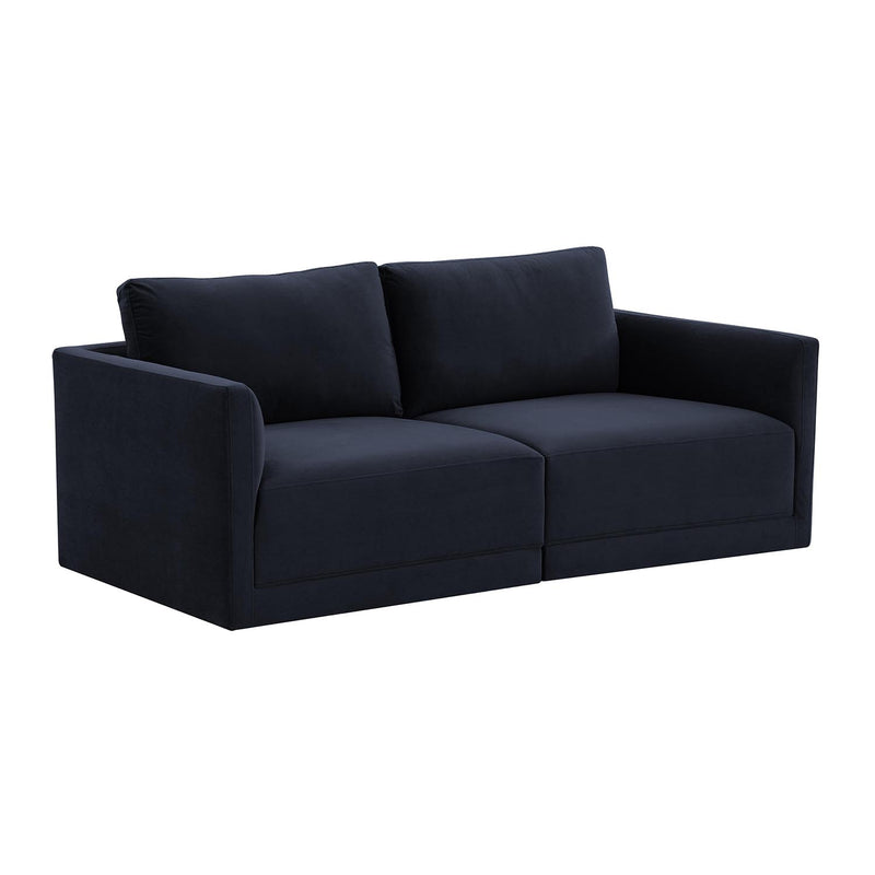 TOV Furniture Willow Velvet Modular Loveseat