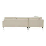 TOV Furniture Serena Velvet L-Shape Sectional Sofa