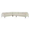 TOV Furniture Serena Velvet Large L-Shape Sectional Sofa