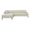 TOV Furniture Serena Velvet LAF Chaise Sectional Sofa