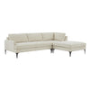 TOV Furniture Serena Velvet RAF Chaise Sectional Sofa