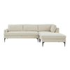 TOV Furniture Serena Velvet RAF Chaise Sectional Sofa